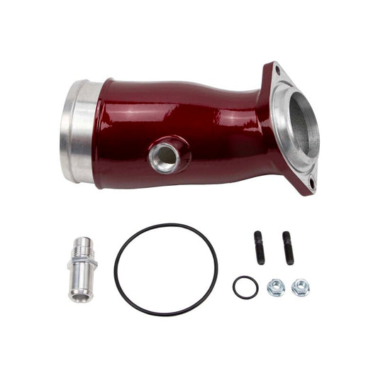Wehrli WCF100775-RED 17-24 Duramax L5P High Flow Intake Horn - WCFab Red