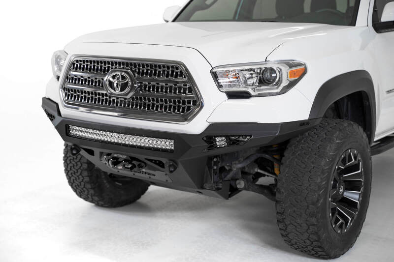 Addictive Desert Designs F681202200103 16-19 Toyota Tacoma Stealth Fighter Front Bumper w/ Winch Mount