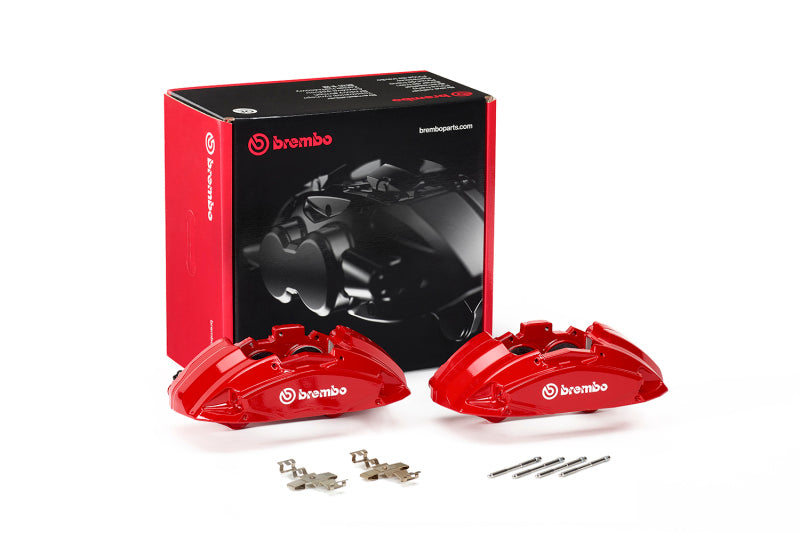 Brembo OE 2020 Mercedes-Benz E53 AMG/E63 AMG S/17 E300 Hydraulic Front X-Style Brake Calipers - Red