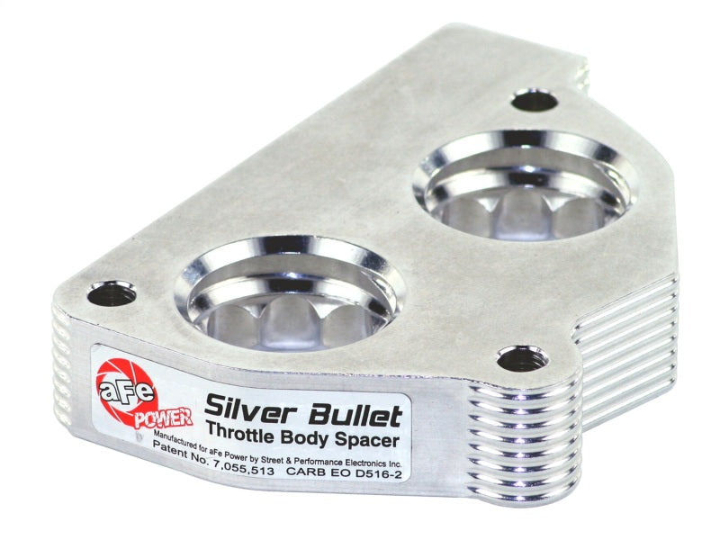aFe 46-34004 Silver Bullet Throttle Body Spacers TBS GM C/K 1500/2500/3500 87-95 V6-4.3L V8-5.0/5.7L