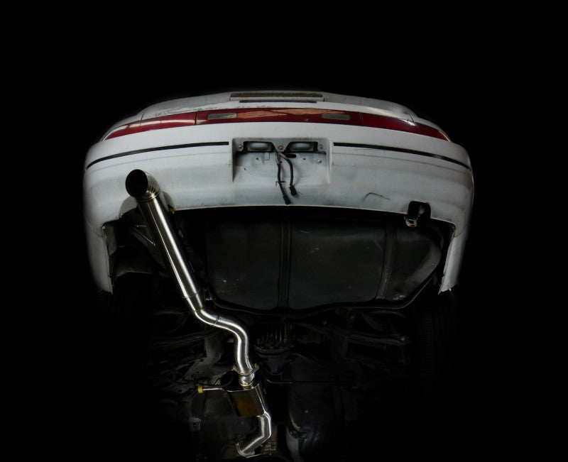 ISR Performance IS-S2EPSR-S13 Series II - EP Single Tip Blast Pipe Exhaust - Resonated - 89-94 Nissan 240sx (S13)