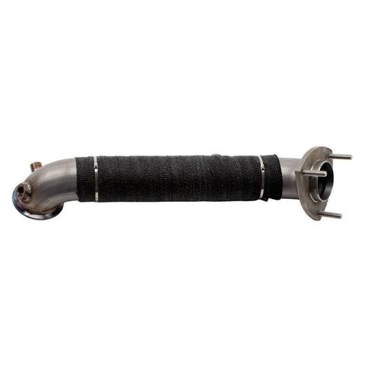 Wehrli WCF100705 15.5-16 Chevrolet 6.6L LML Duramax 3in Stainless Down Pipe (3 Bolt Flange)