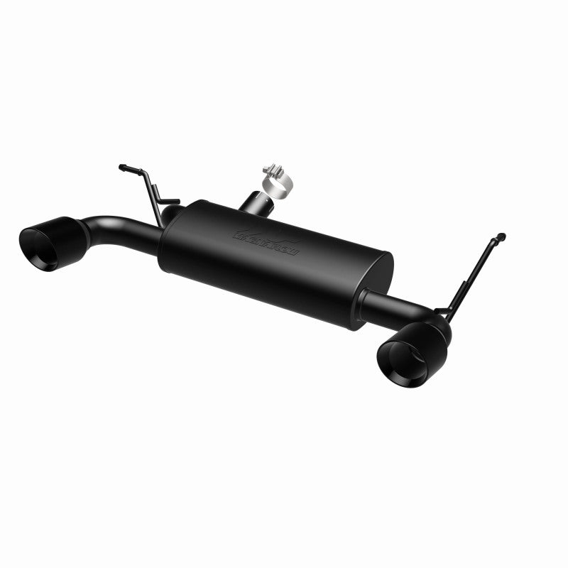 Magnaflow 15160 MagnaFlow 07-17 Jeep Wrangler JK 3.8/3.6L Dual Split Rear Exit Black Axle-Back Exhaust