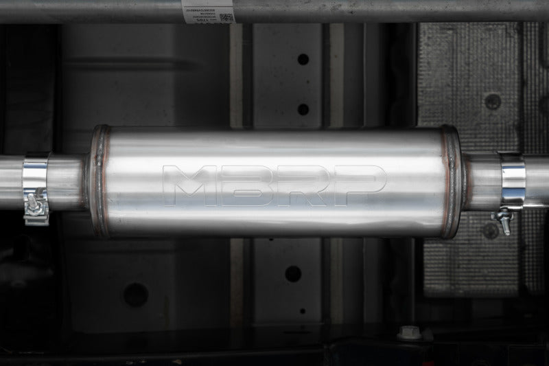 MBRP S5015BLK 2023+ Chevy Colorado/GMC Canyon Aluminized Steel 3in Cat-Back Single Side Exit - Black