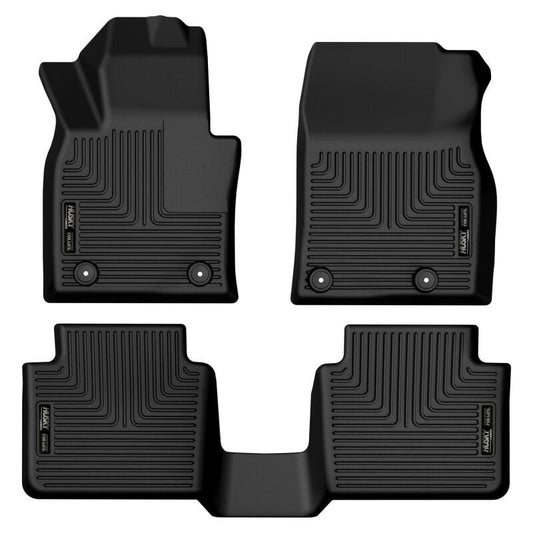 Husky Liners 96621 2023 Mazda CX-50 Weatherbeater Front & 2nd Seat Floor Liners - Black