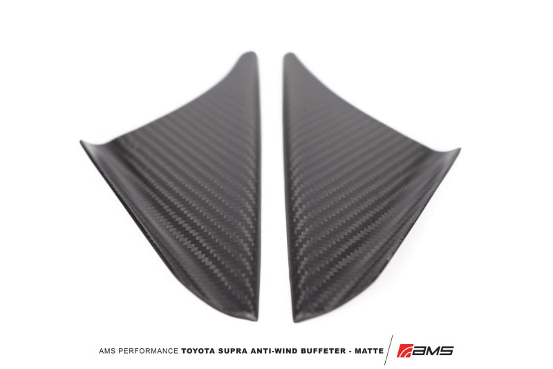 AMS AMS.38.06.0002-2 Performance 2020+ Toyota GR Supra Anti-Wind Buffeting Kit - Matte Carbon
