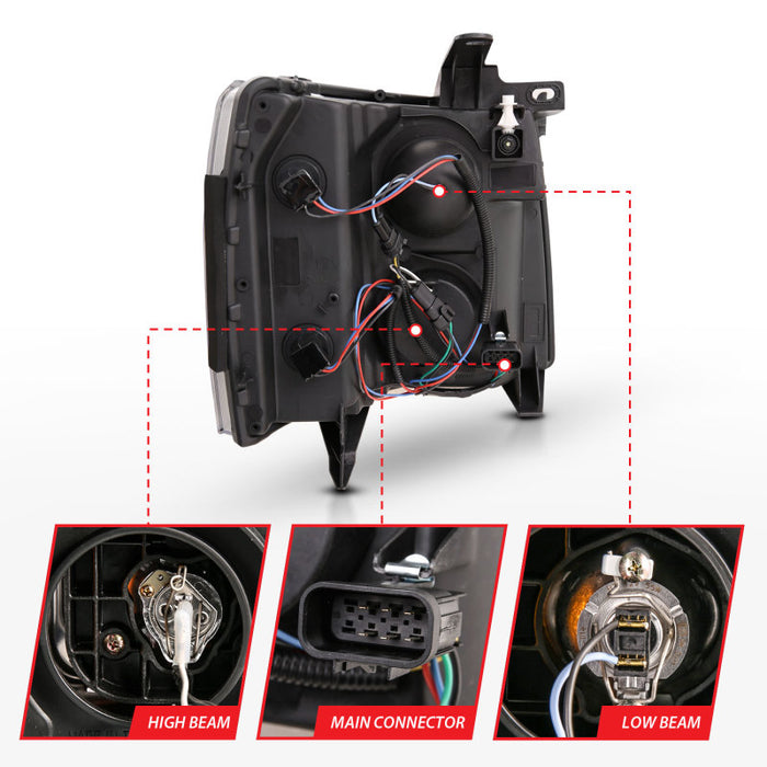 ANZO 111480 ANZ LED/Projector Headlights