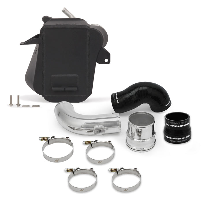 Mishimoto MMINT-F2D-17BK 2017+ Ford 6.7L Powerstroke Air-To-Water Intercooler - Micro-Wrinkle Black