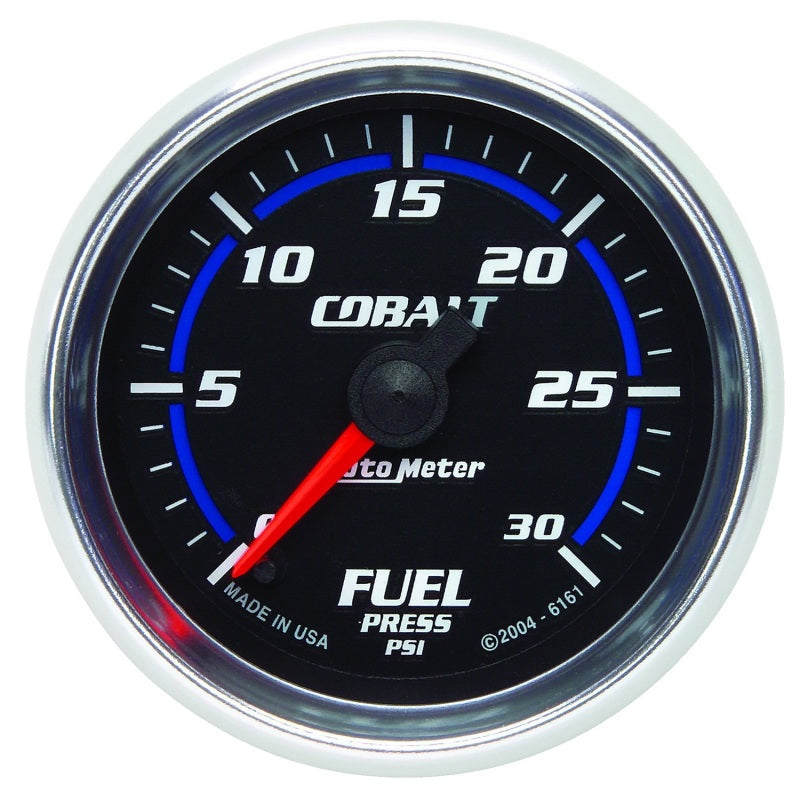 AutoMeter 6161 Autometer Cobalt 52mm 0-30 PSI Full Sweep Electronic Fuel Pressure Gauge