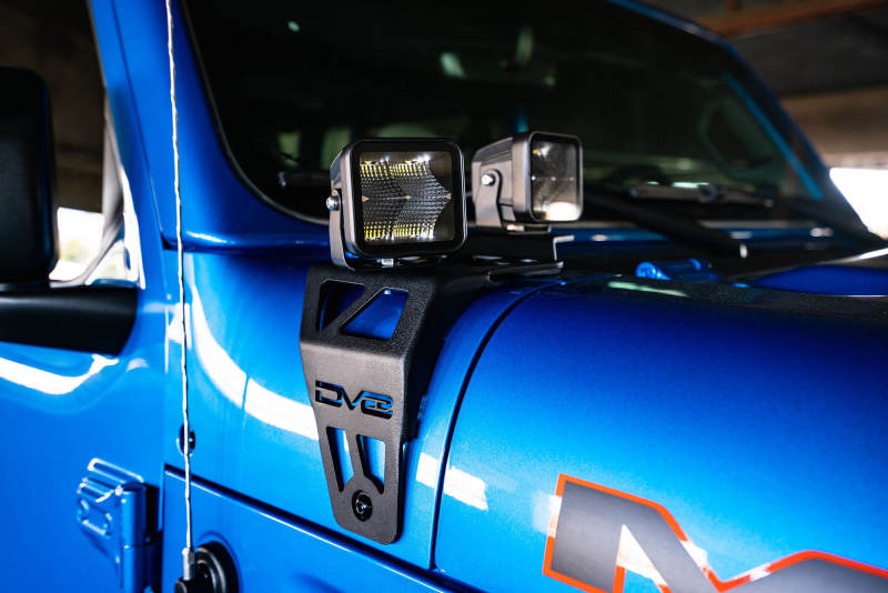 DV8 Offroad LBJL-06 20-22 Jeep JL 392/ Jeep JT Mojave Edition Dual Pod Light Mounts