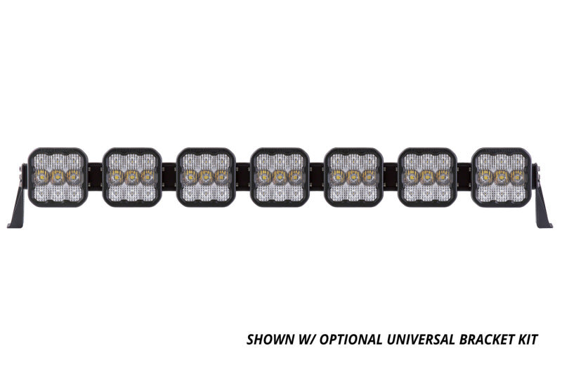 Diode Dynamics DD7246 SS5 Pro Universal CrossLink 7-Pod Lightbar - White Combo