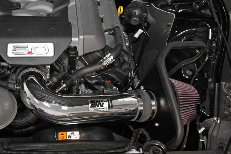 K&N Engineering 69-3535TP K&N 2015 Ford Mustang GT 5.0L V8 Typhoon Intake Kit