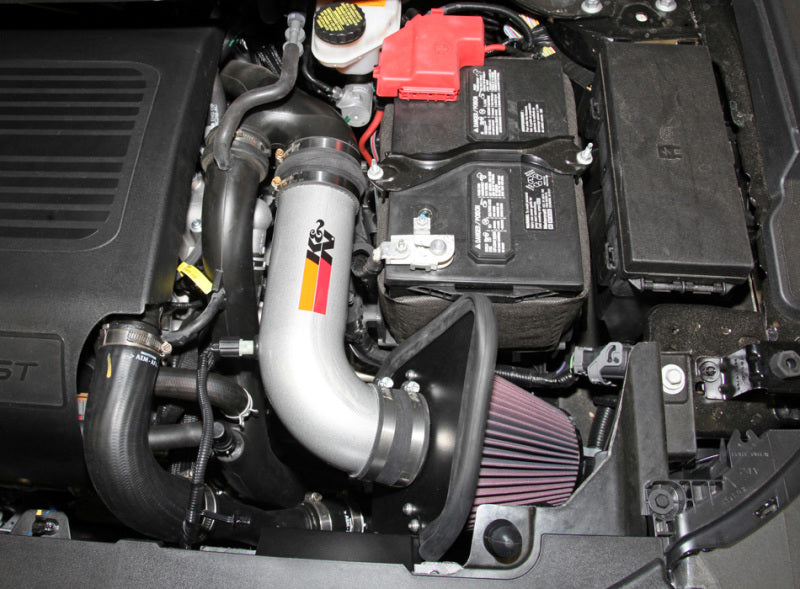 K&N Engineering 69-3531TS K&N 11 Ford Taurus SHO 3.5L V6 Silver Typhoon Cold Air Intake