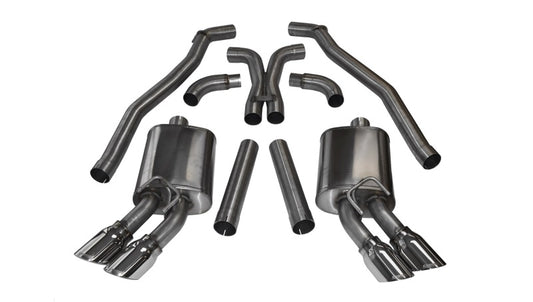 CORSA Performance 14971 Corsa 2012-2015 Chevrolet Camaro Coupe ZL1 6.2L V8 Polished Sport Cat-Back + XO Exhaust