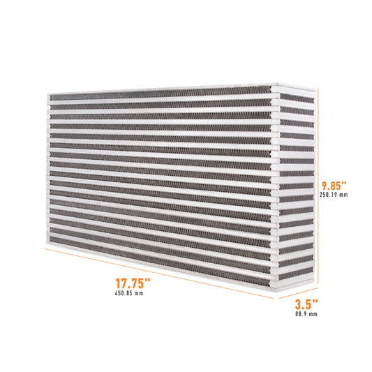 Mishimoto MMUIC-17 Universal Air-to-Air Intercooler Core - 17.75in / 9.85in / 3.5in