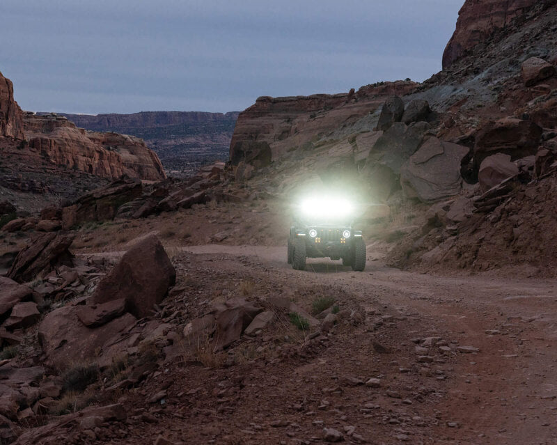 ORACLE Lighting 5917-023 Oracle Jeep Wrangler JL/Gladiator JT Integrated Windshield LED Light Bar System