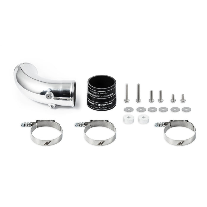 Mishimoto MMINT-DMAX-17KSLBK 17-19 GM L5P Duramax Intercooler Kit - Silver w/ WBK Pipes