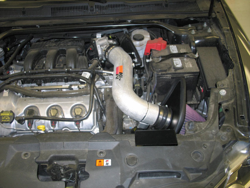 K&N Engineering 69-3528TS K&N 10-11 Ford Taurus 3.5L V6 Silver Typhoon Cold Air Intake