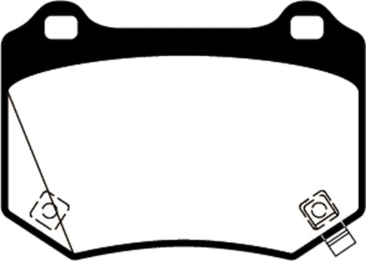 EBC DP52361NDX 2018+ Subaru WRX STI 2.5L Turbo Bluestuff Rear Brake Pads