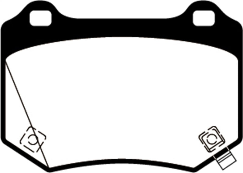 EBC DP42361R 18+ WRX STI Yellowstuff Rear Brake Pads