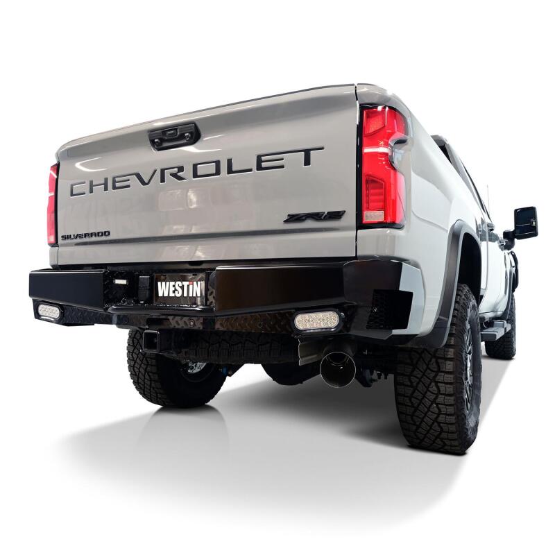 Westin 58-341185 19-20 Chevy Silverado 1500 HDX Bandit Rear Bumper - Black