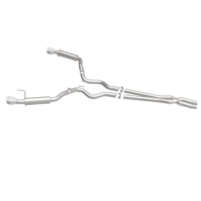 Magnaflow 19099 MagnaFlow Cat Back, SS, 2.5in, Competition, Dual Split Polished 4.5in Tips 2015 Ford Mustang V6 3.7L