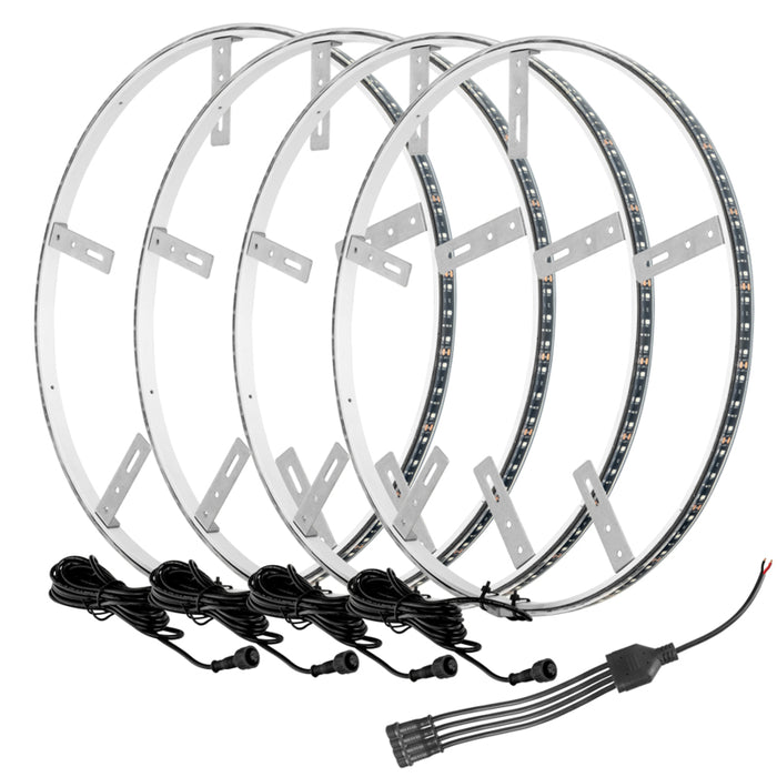 ORACLE Lighting 4215-001 Oracle LED Illuminated Wheel Rings - White