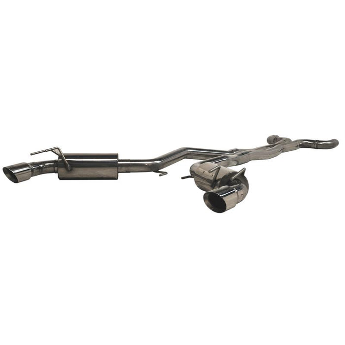 MBRP S7018409 2010 Chev Camaro V8 6.2L 6 Speed Dual Cat Back Round Tips (11 Conv. MUST purchase mbrpAD1710)