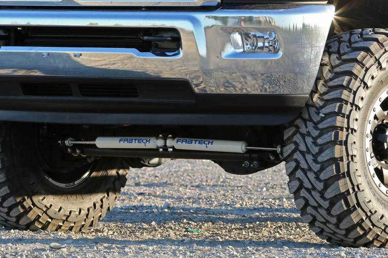 Fabtech FTS23060 14-18 RAM 2500/3500 4WD Dual Steering Stabilizer System w/Perf. Shocks