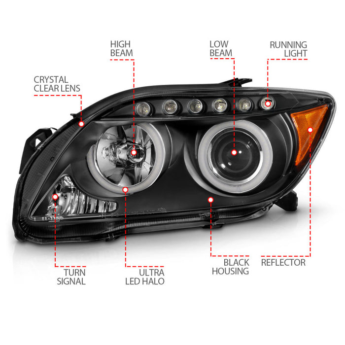 ANZO 121119 ANZ LED/Projector Headlights