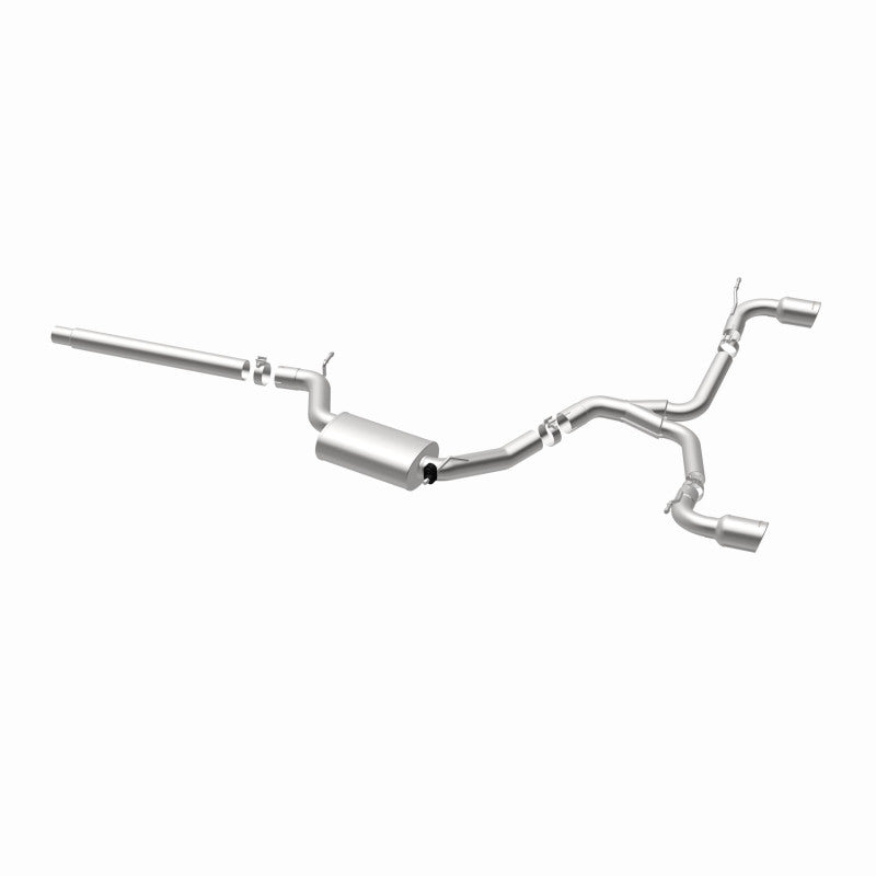 Magnaflow 15357 MagnaFlow SYS C/B Dual Split Rear Exit 4in Polished Tips 2015 VW GTI 2.0L Turbo