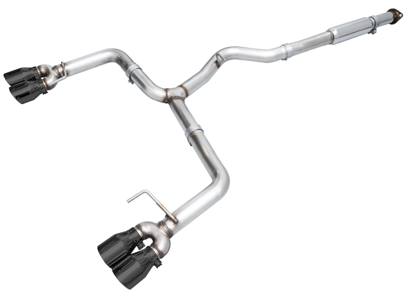 AWE Tuning 3020-43979 2022+ VB Subaru WRX Track Edition Exhaust - Diamond Black Tips