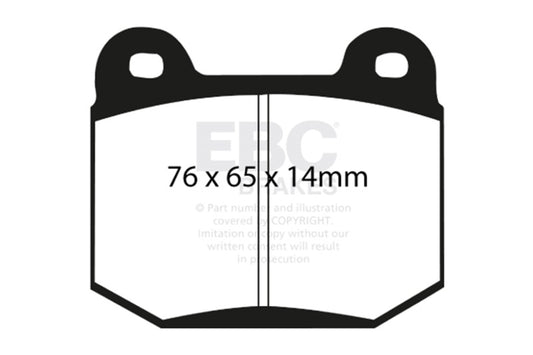EBC DP51538NDX 99-03 Mitsubishi Lancer Evolution 2.0 Turbo Bluestuff Rear Brake Pads
