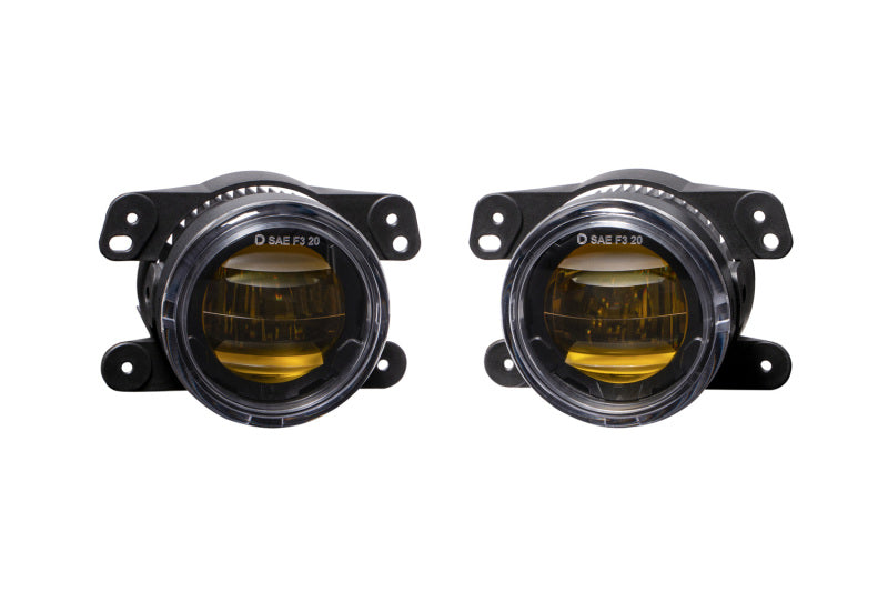 Diode Dynamics DD5131P Elite Series Type M Fog Lamps - Yellow (Pair)