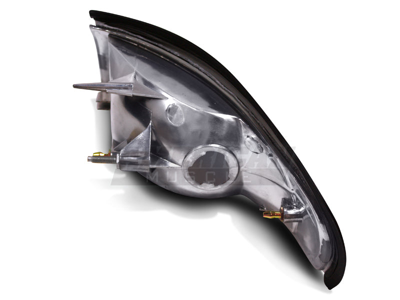 Raxiom 49050 94-98 Mustang Axial Series Cobra Style Headlights- Black Housing (Clear Lens)