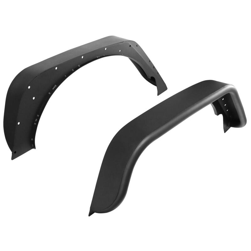 Westin 62-1015 /Snyper 07-17 Jeep Wrangler Tube Fenders - Rear - Textured Black