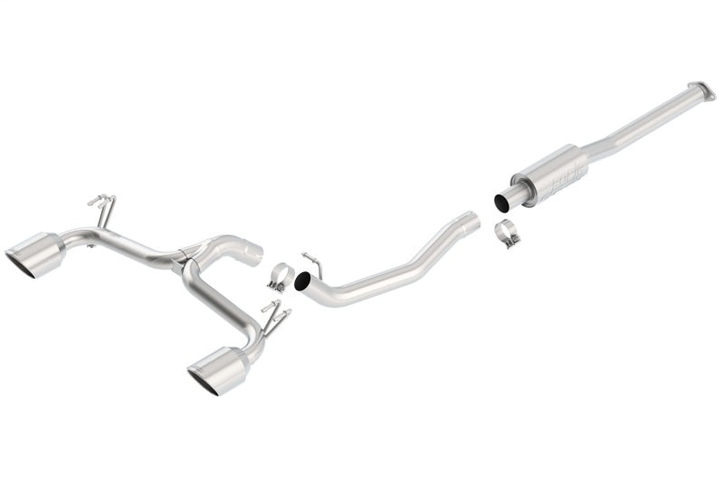 Borla 140334 09-15 Mitsubishi Lancer Ralliart 2.0L 4cyl MT 6spd AWD Catback Exhaust