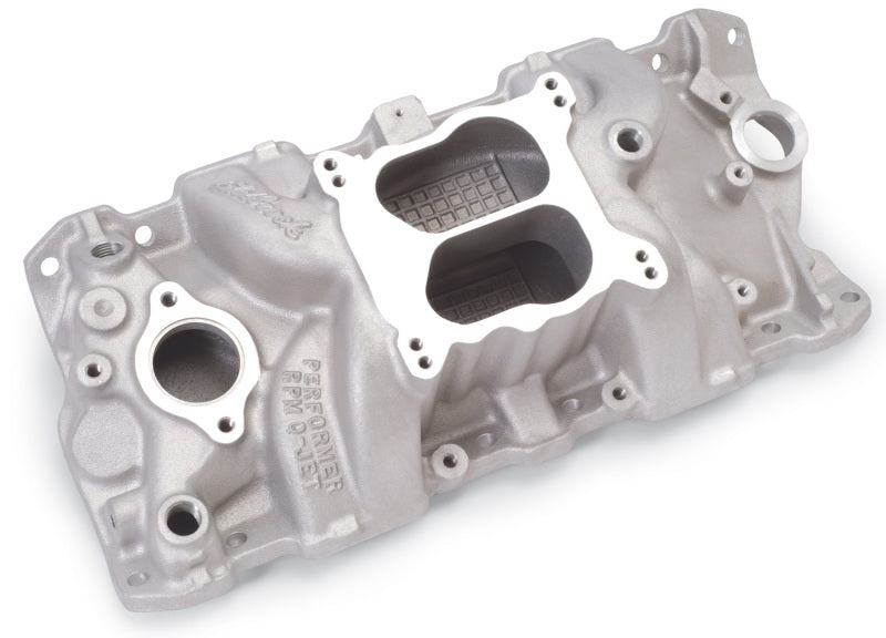 Edelbrock EDE7104 SBC Performer RPM Q-Jet Manifold - 262-400