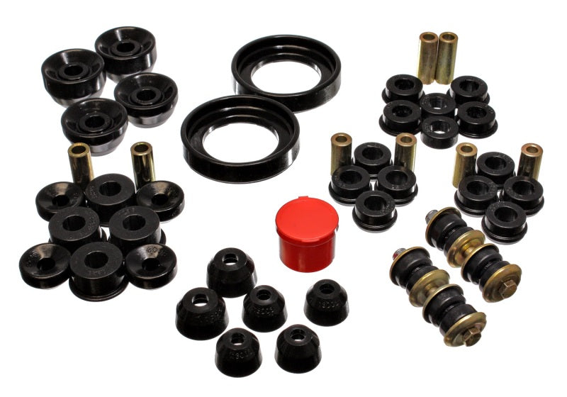 Energy Suspension 16.18108G 90-93 Honda Accord/Odyssey Black Hyper-Flex Master Bushing Set