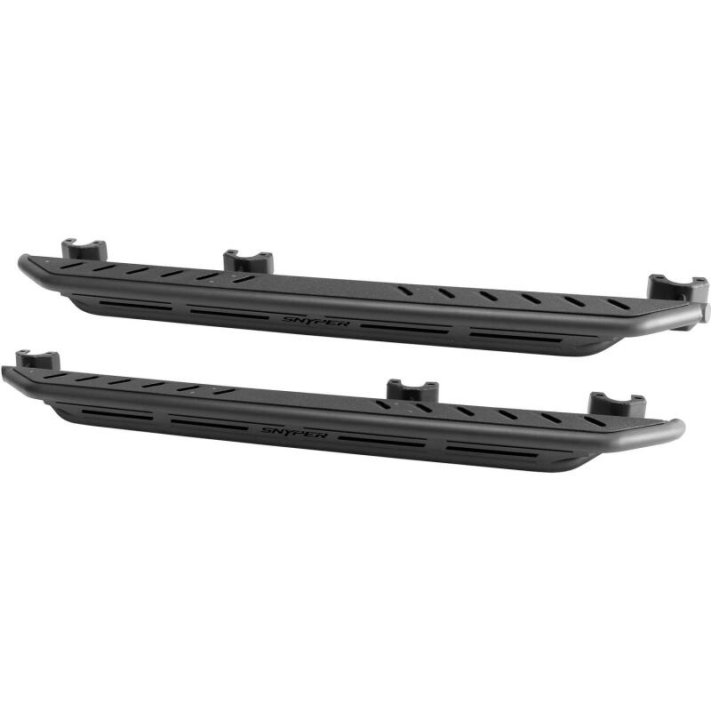 Westin/Snyper 07-17 Jeep Wrangler Unlimited Triple Tube Rock Rail Steps - Textured Black