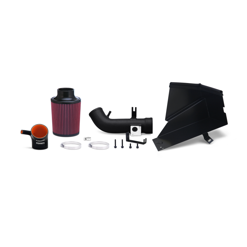 Mishimoto MMAI-CIV-06SIHWBK 06-11 Honda Civic Si Performance Air Intake w/ Heat Shield - Wrinkle Black