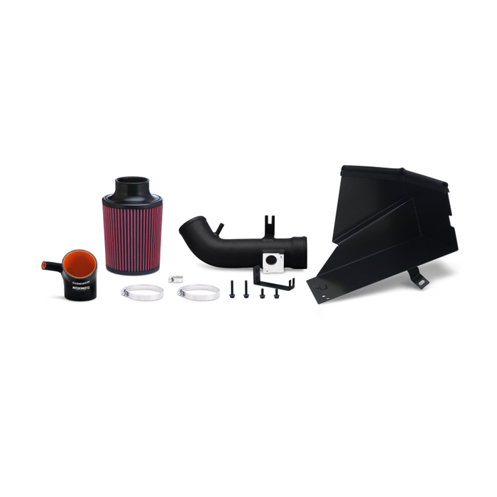 Mishimoto MMAI-CIV-06SIHWBK 06-11 Honda Civic Si Performance Air Intake w/ Heat Shield - Wrinkle Black