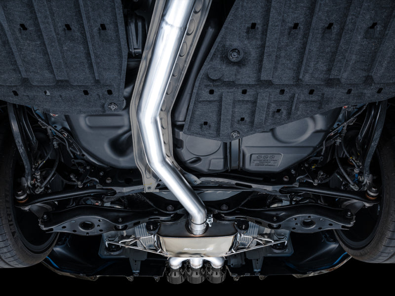 AWE Tuning 3015-53287 2023 Honda Civic Type R FL5 Touring Edition Exhaust w/ Triple Diamond Black Tips