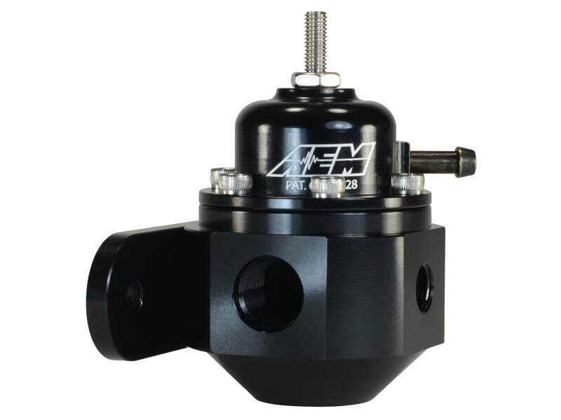 AEM 25-302BK Universal Black Adjustable Fuel Pressure Regulator