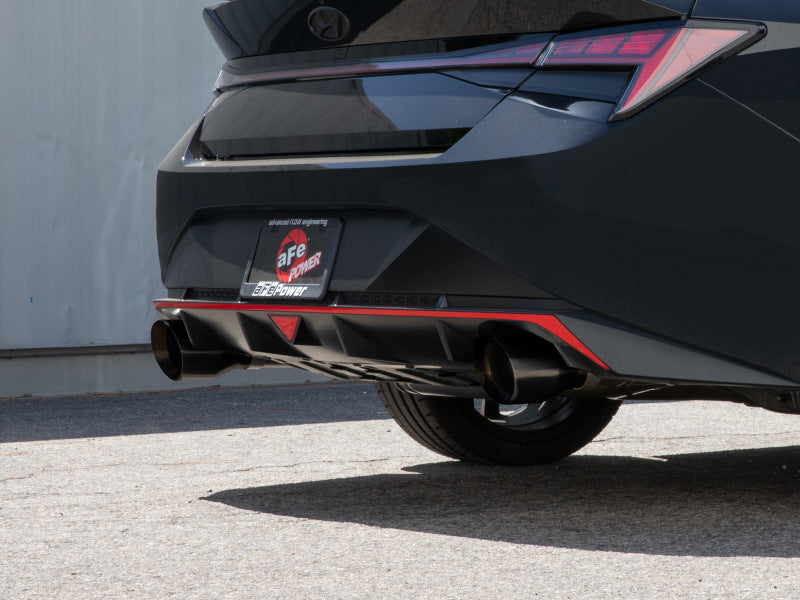 aFe 49-37028-B Takeda Hyundai Elantra N 22-23 L4-2.0L (t) 3in 304 SS Cat-Back Exhaust w/ Black Tips
