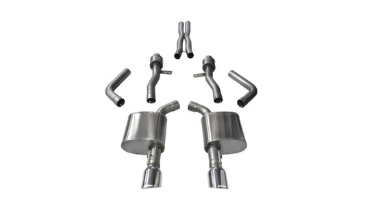 CORSA Performance 14995 Corsa 2015-2023 Dodge Charger SRT / Scat Pack / R/T 6.4L Polished Sport Cat-Back Exhaust
