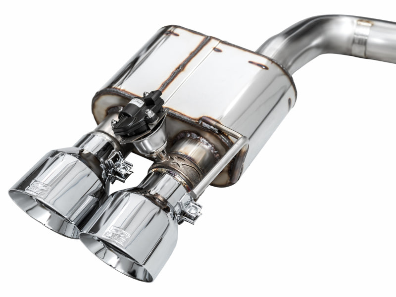AWE Tuning 3025-42650 AWE 2024 Ford Mustang GT Fastback S650 RWD SwitchPath Catback Exhaust w/ Quad Chrome Silver Tips