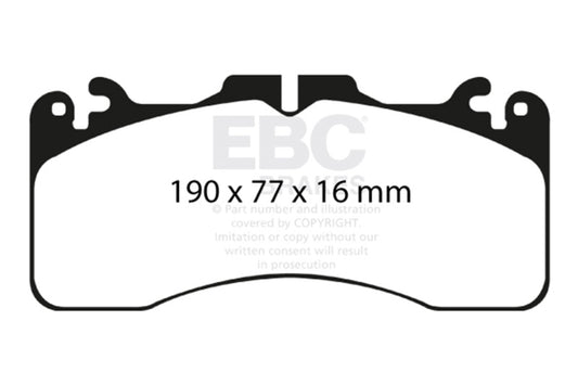 EBC DP51867NDX 2016+ Lexus GS-F Bluestuff Front Brake Pads