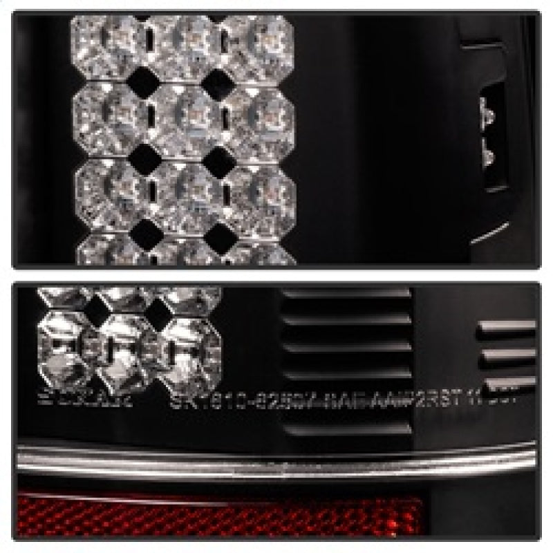 SPYDER 5003898 Spyder Ford Super Duty 08-15 LED Tail Lights Black ALT-YD-FS07-LED-BK