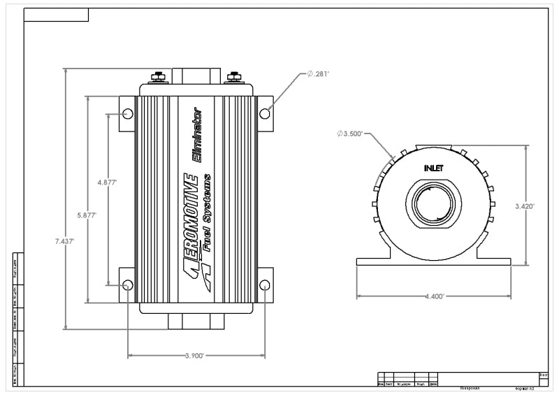 Aeromotive 11104 AER External Fuel Pumps